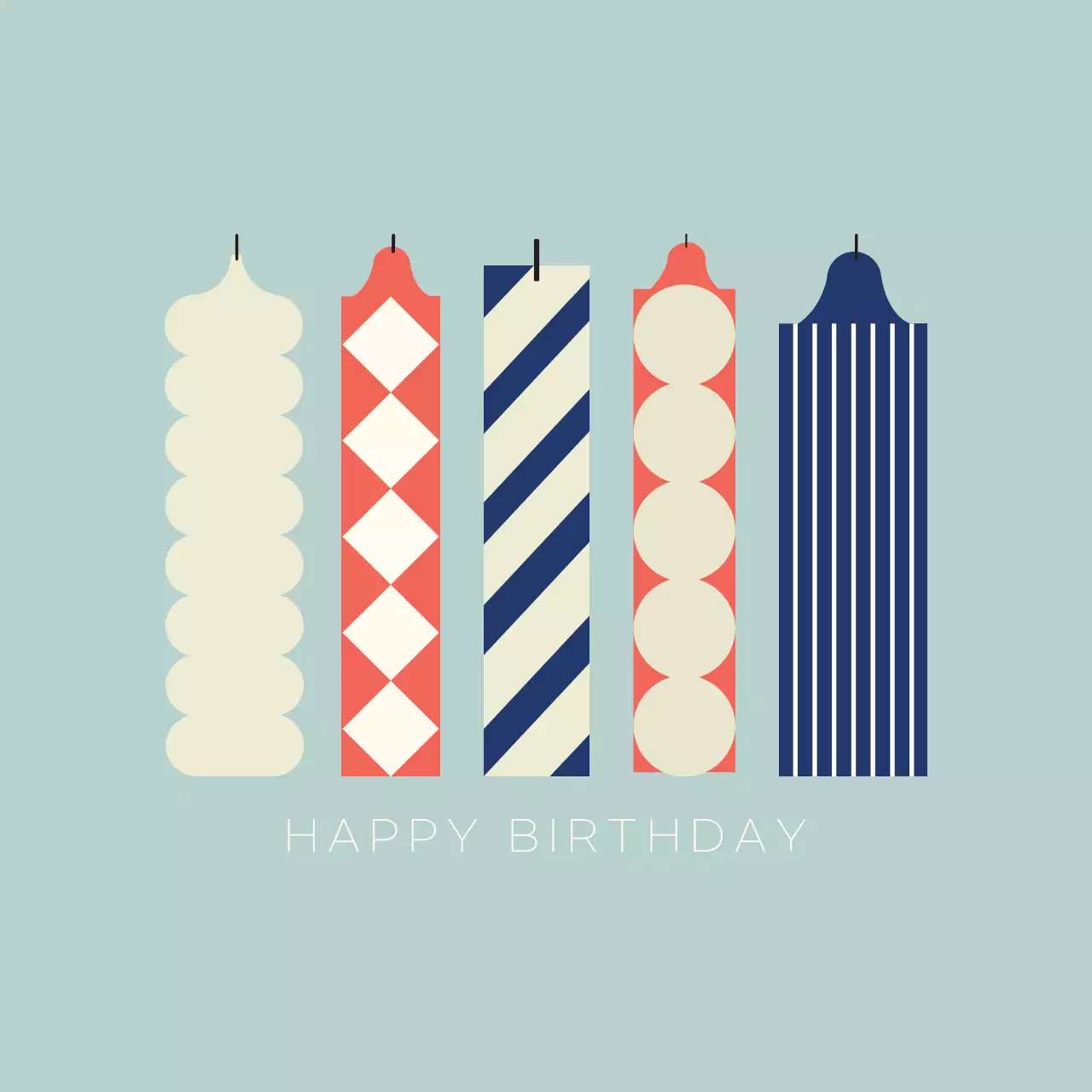 심플한생일카드