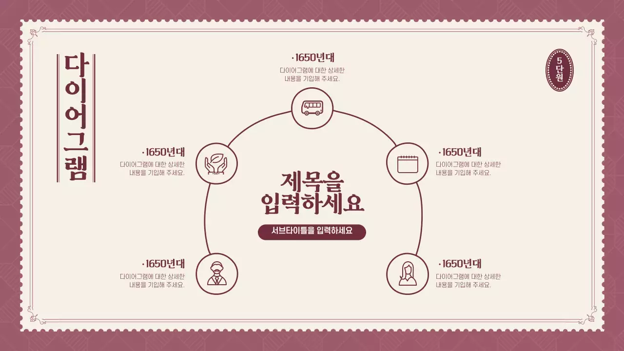 자주색과 아이보리색의 역사 교육 timeline 인포그래픽