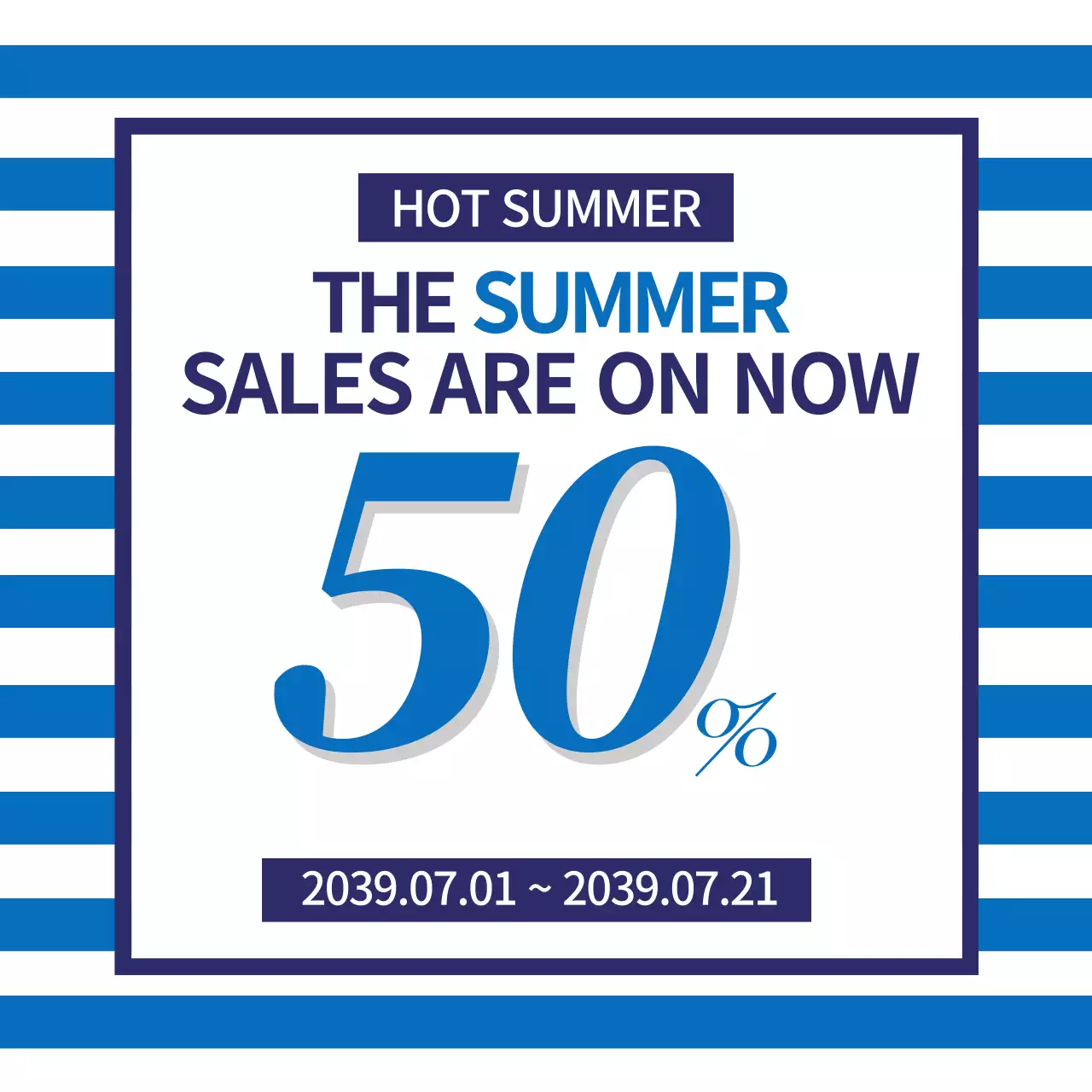 파란색 스트라이프 여름 핫 썸머 여름 정기세일