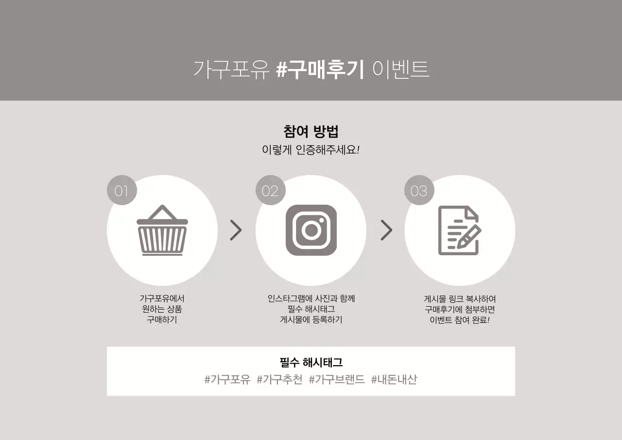 브라운톤의 가구쇼핑몰교환환불카드 엽서