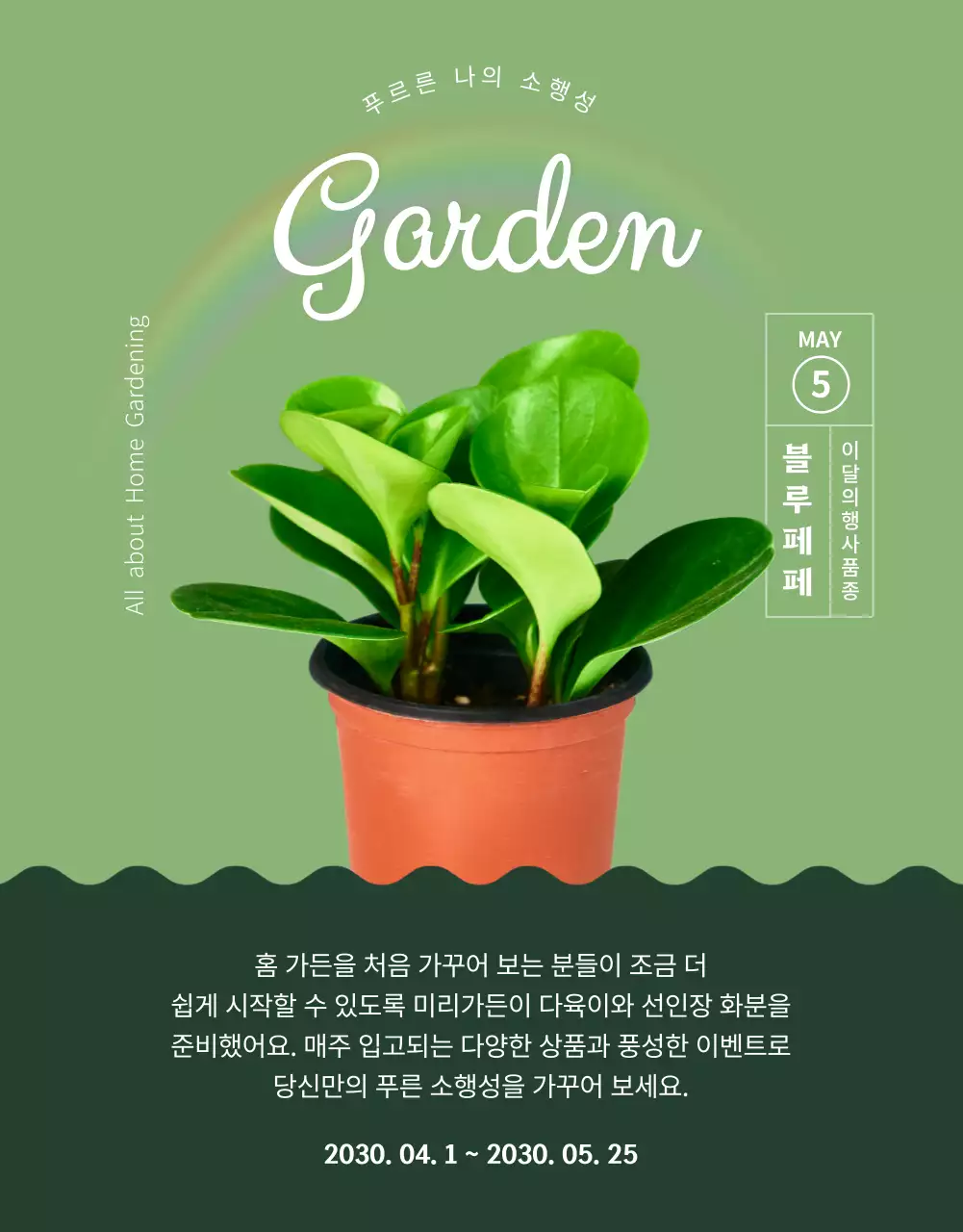 그린컬러 사랑스러운 다육이 전문 쇼핑몰(상세페이지)