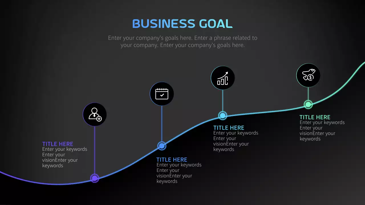 네온 그라데이션의 로드맵