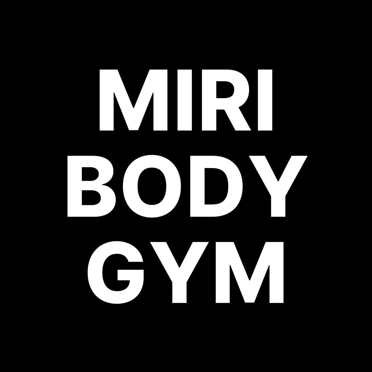 블랙 심플한 헬스장로고 헬스장용 에코백