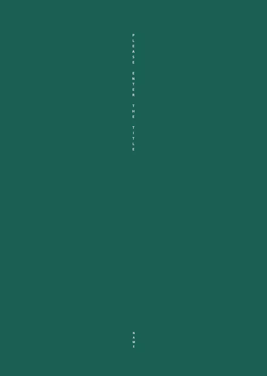 흰색 초록색 심플한 기업용 홍보노트