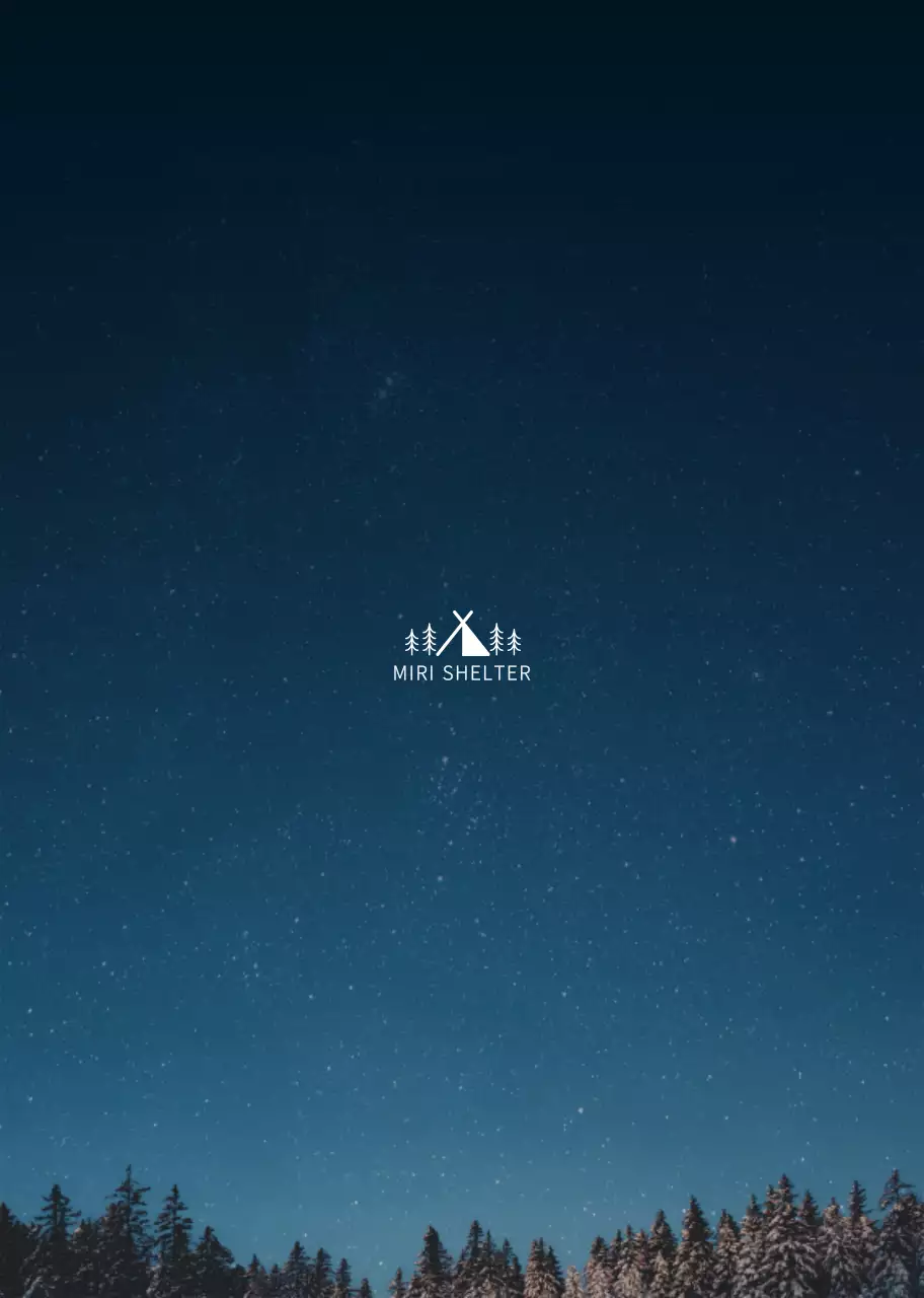 네이비 밤하늘 사진배경의 텐트 상품 판매