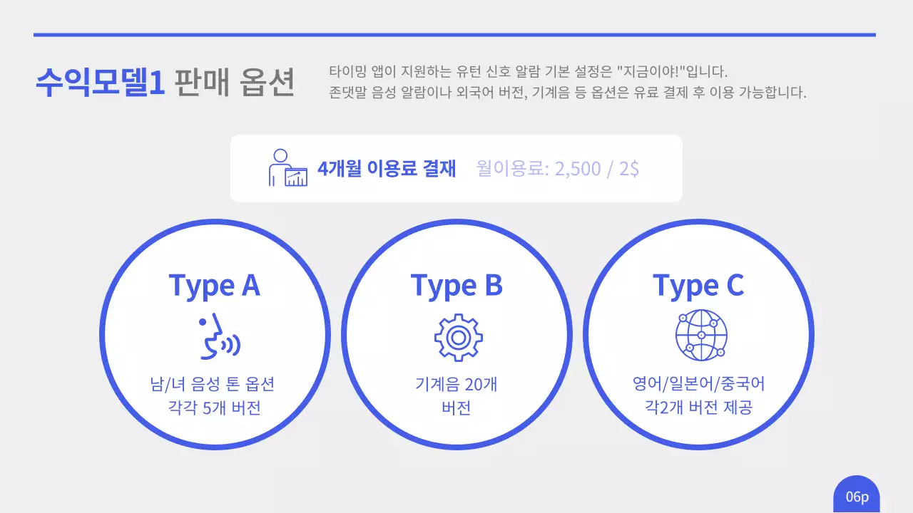 파란색과 화이트의 IT 사업제안서 테마