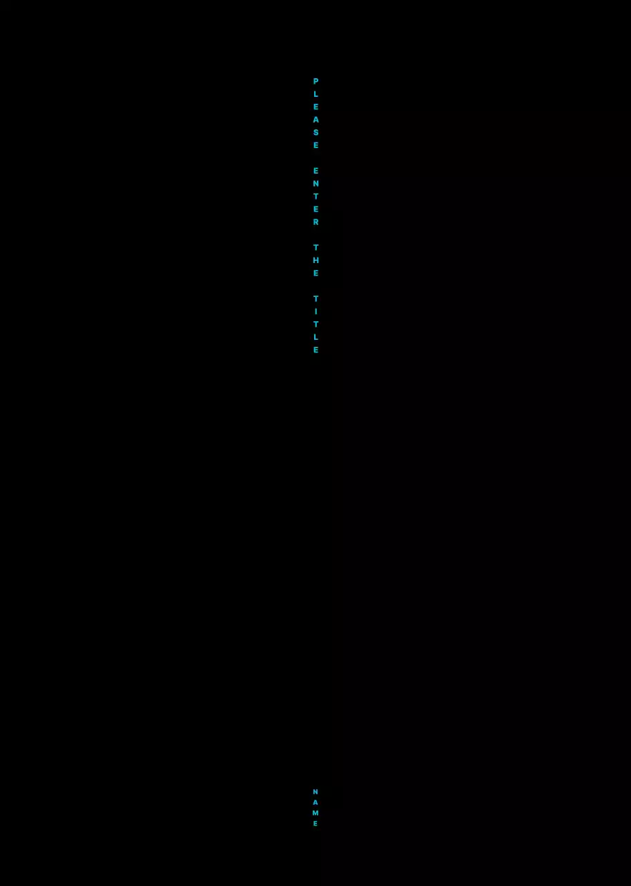 하늘색과 검정색의 심플한 컨셉 스프링 제본