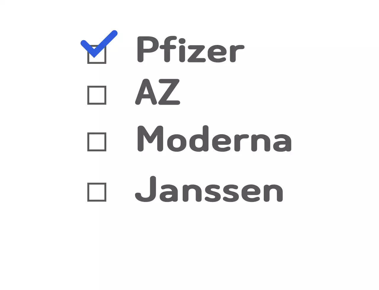 파란색의 백신접종 티셔츠