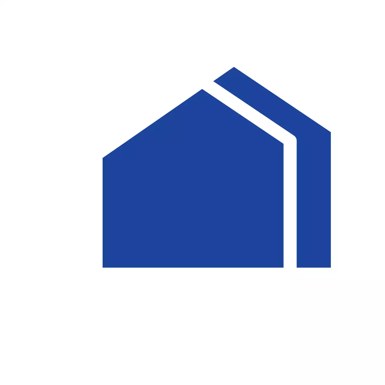 파란색 카페로고 카페용 에코백