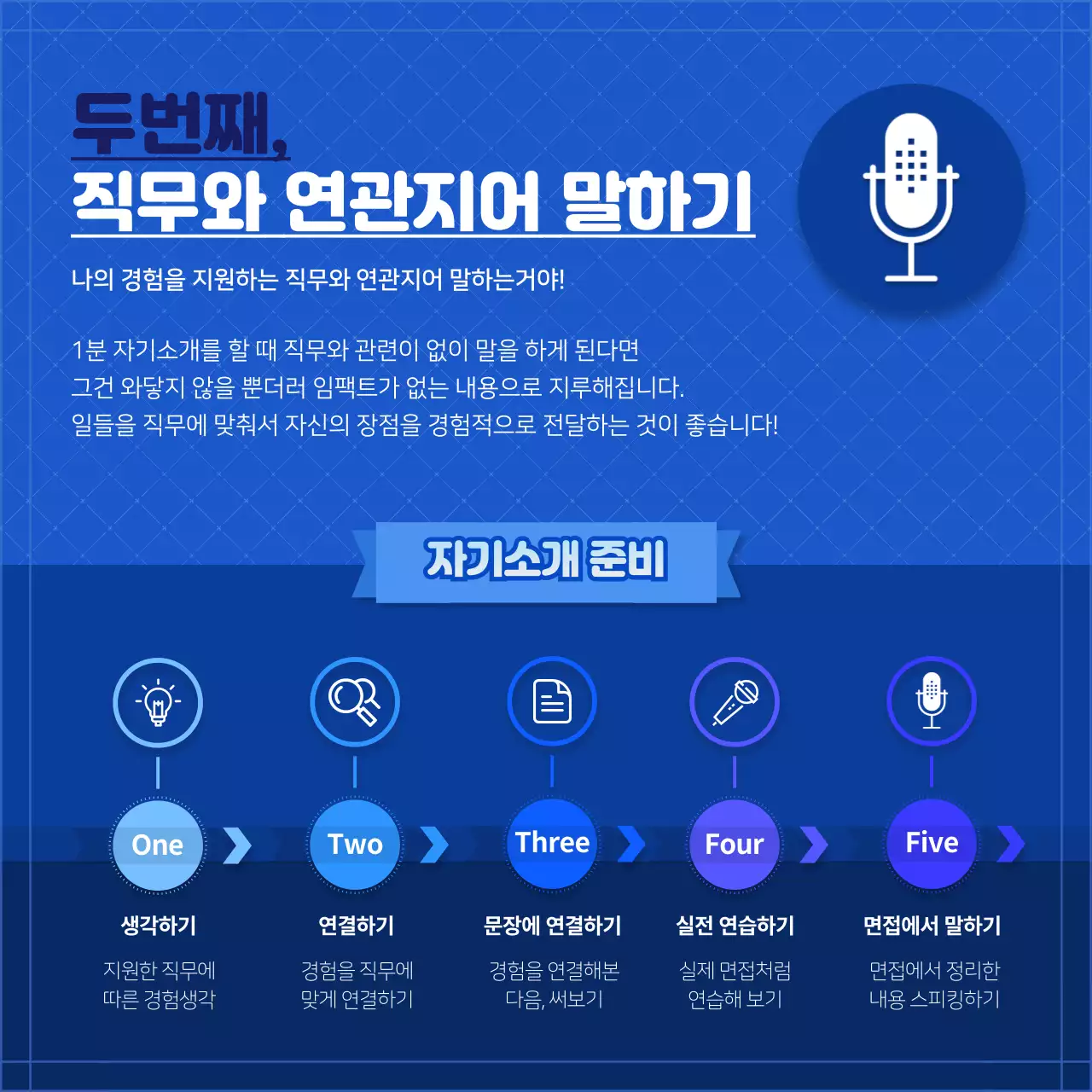 파란색과 보라색의 자기소개 카드뉴스
