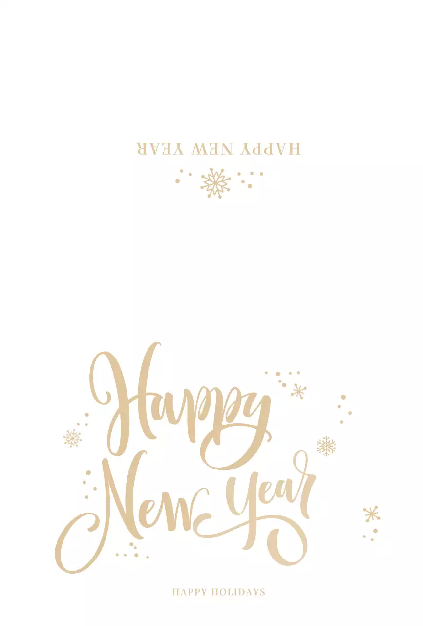 화이트 심플한 신년용 신년엽서 엽서카드