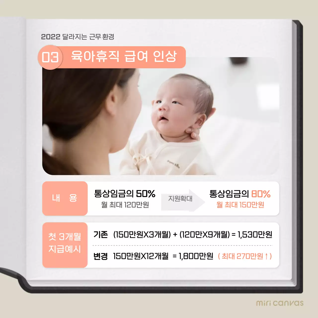 베이지색 심플한 2022년 신년정책 카드뉴스