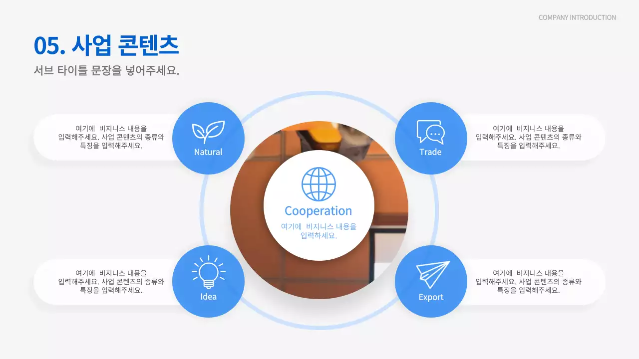 움직이는 비즈니스 프레젠테이션