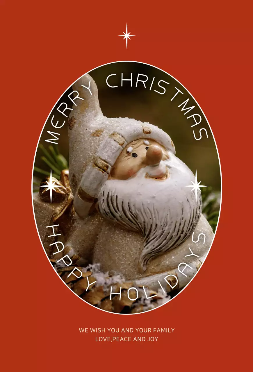 빨간색 크리스마스사진 크리스마스용 엽서카드