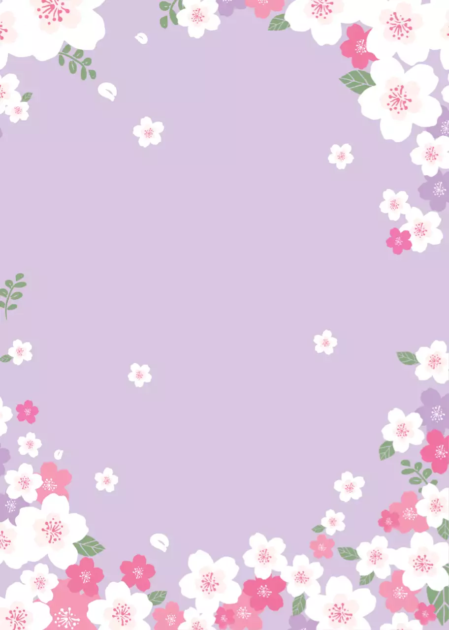 귀여운 일러스트 컨셉의 심플한 홍보노트 