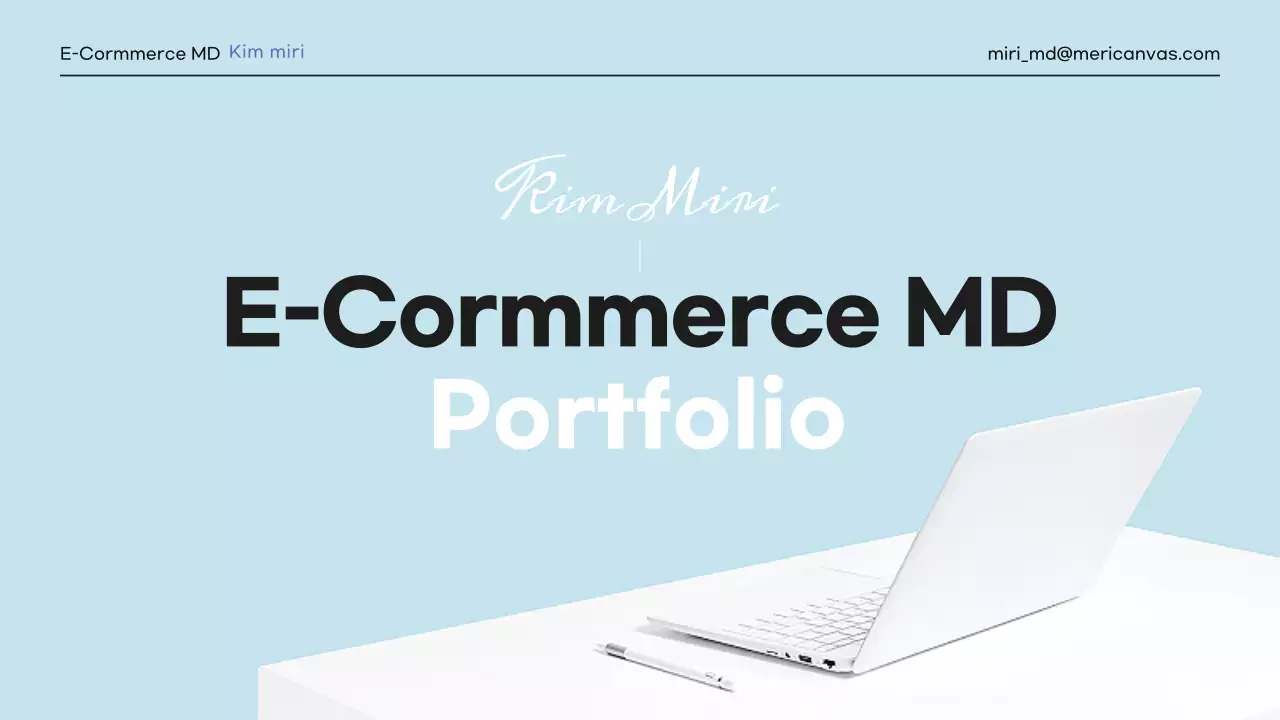 연하늘색과 연노랑의 심플하고 전문적인 포트폴리오 이력서