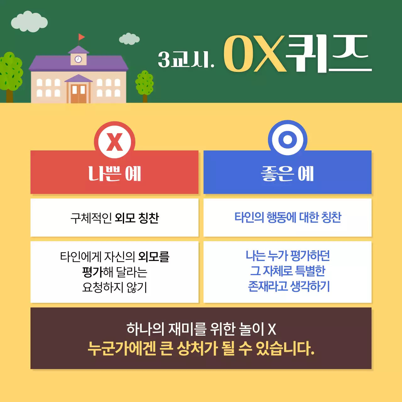 노란색과 초록색의 얼굴평가 카드뉴스 디자인