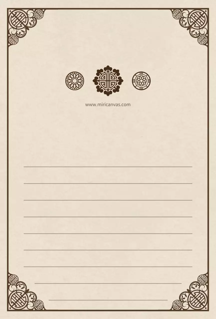 파란색과 노란색의 한국 전통 문양 컨셉 연하장 