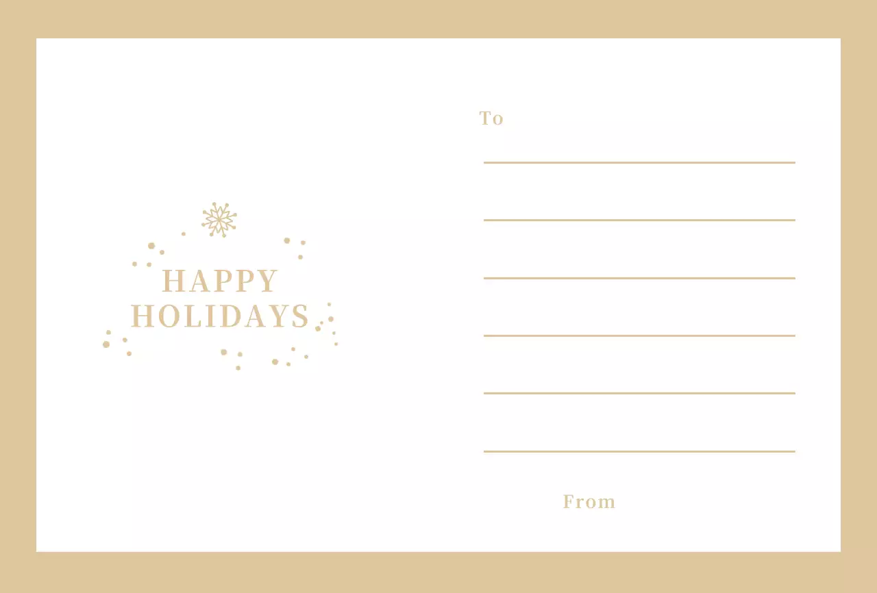 화이트 심플한 신년용 신년엽서 엽서카드