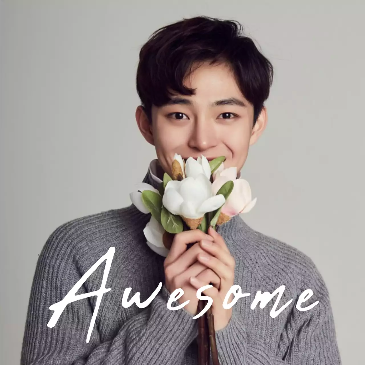 감성적인 캘리그래피와 화보 사진 컨셉