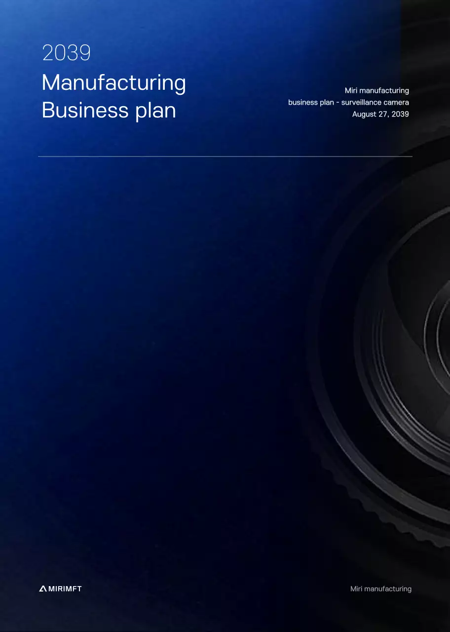 검정색과 파랑색의 그라데이션 컨셉 제조업 스프링 제본