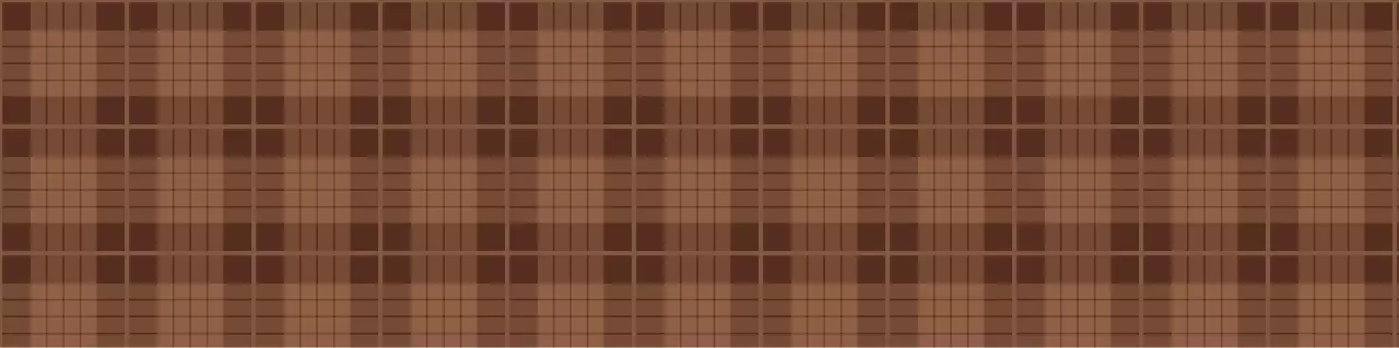 연갈색과 고동색의 심플한 스타일 체크무늬 일러스트 패턴