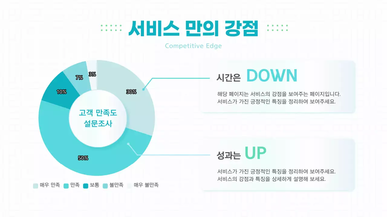 하늘색의 미니멀한 정부 사업 회사 소개