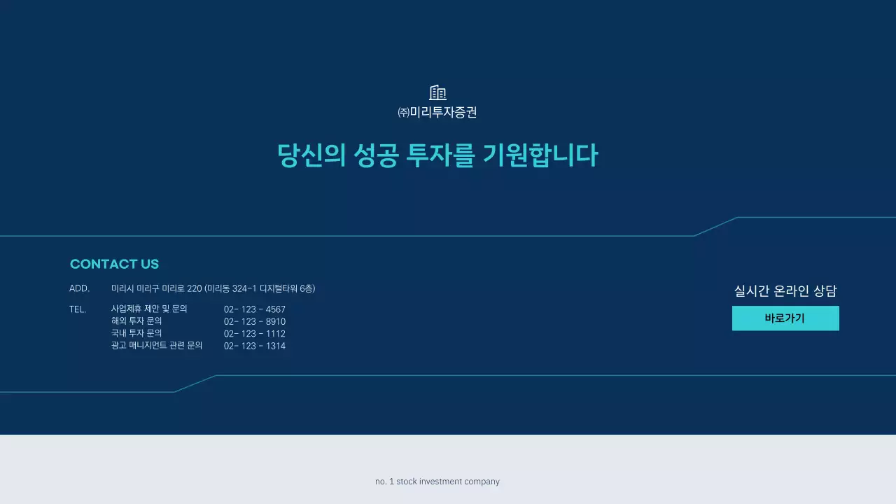 네이비 블루톤의 기업 주식 반도체 투자 보고서 