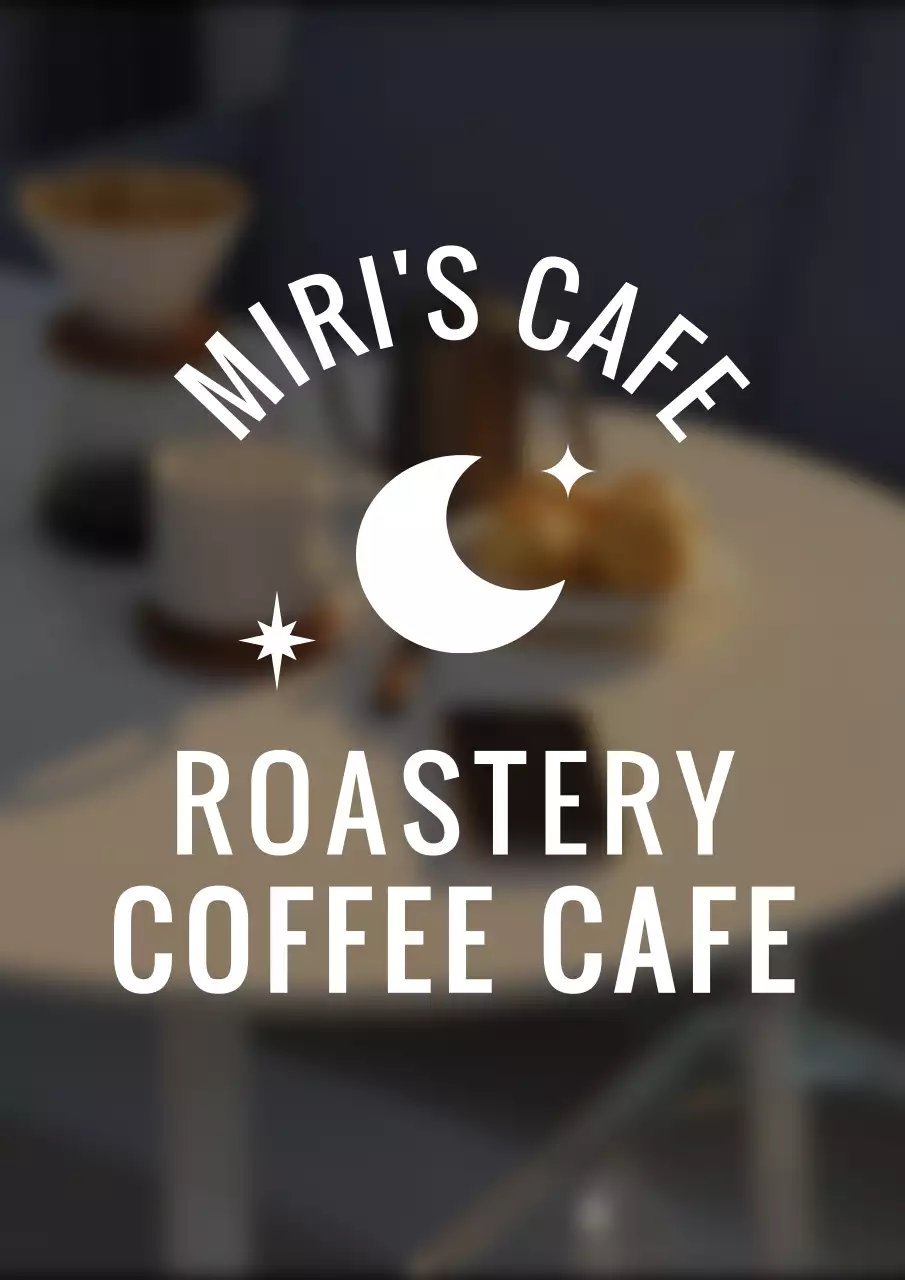 감성적인 스타일의 카페 심볼형 로고