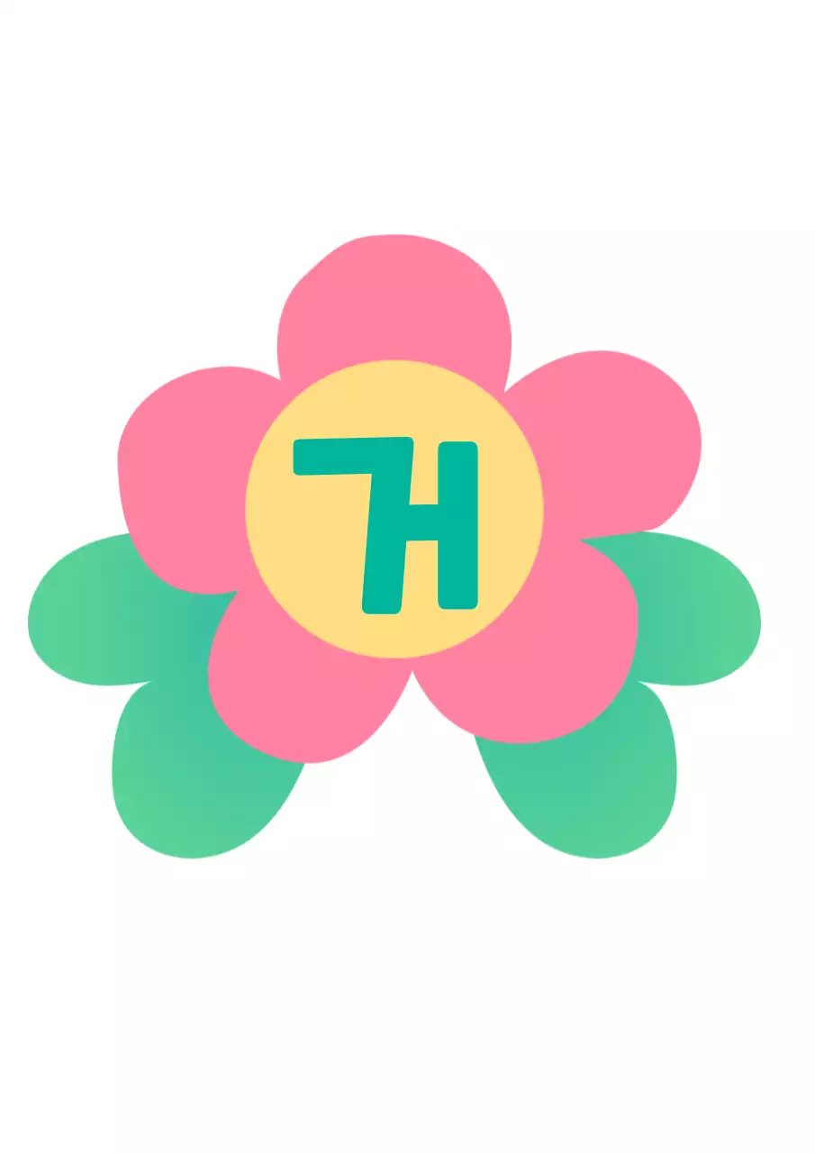 핑크톤 일러스트의 어린이 가랜드 만들기