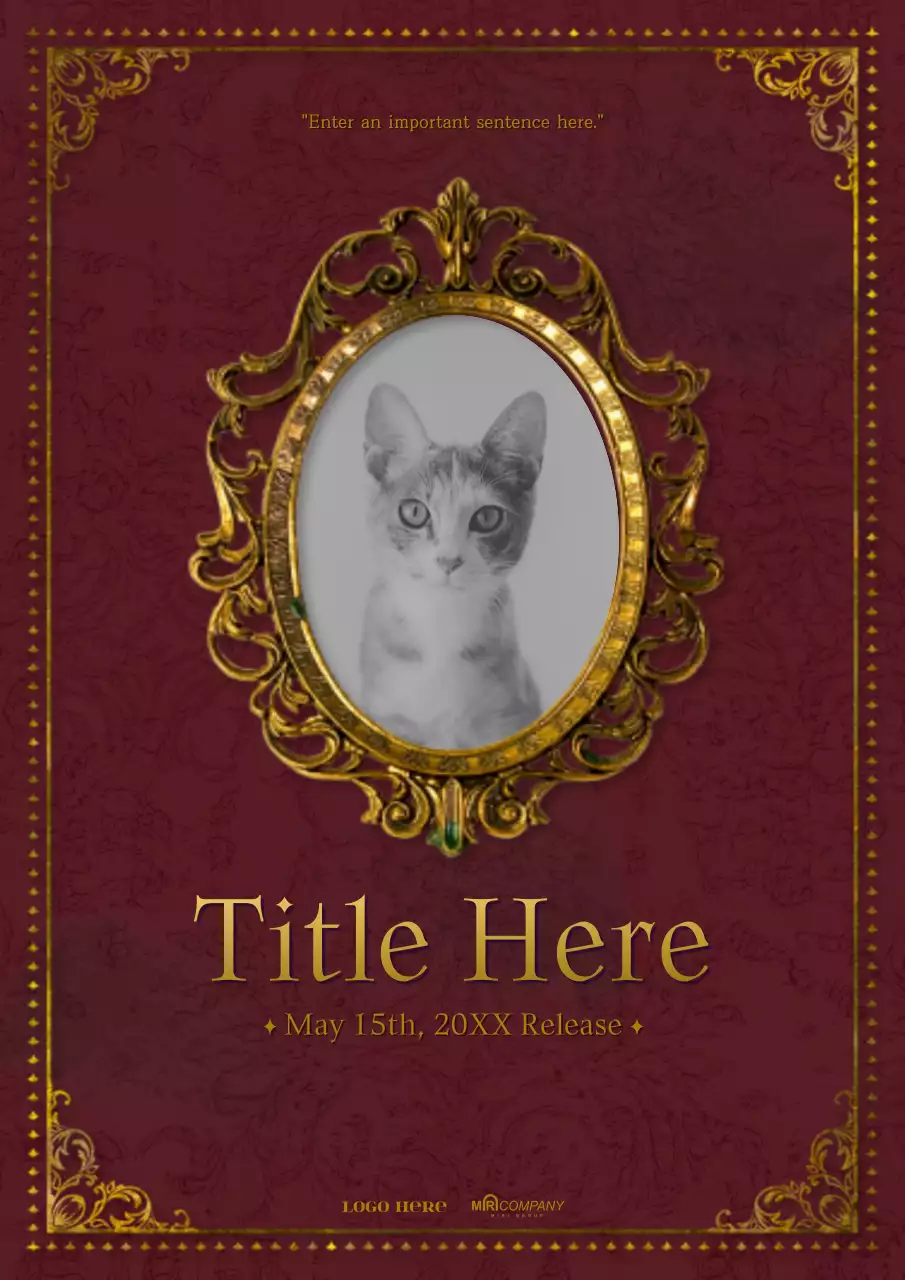 고풍스러운 컨셉의 표지 레이아웃 번들팩