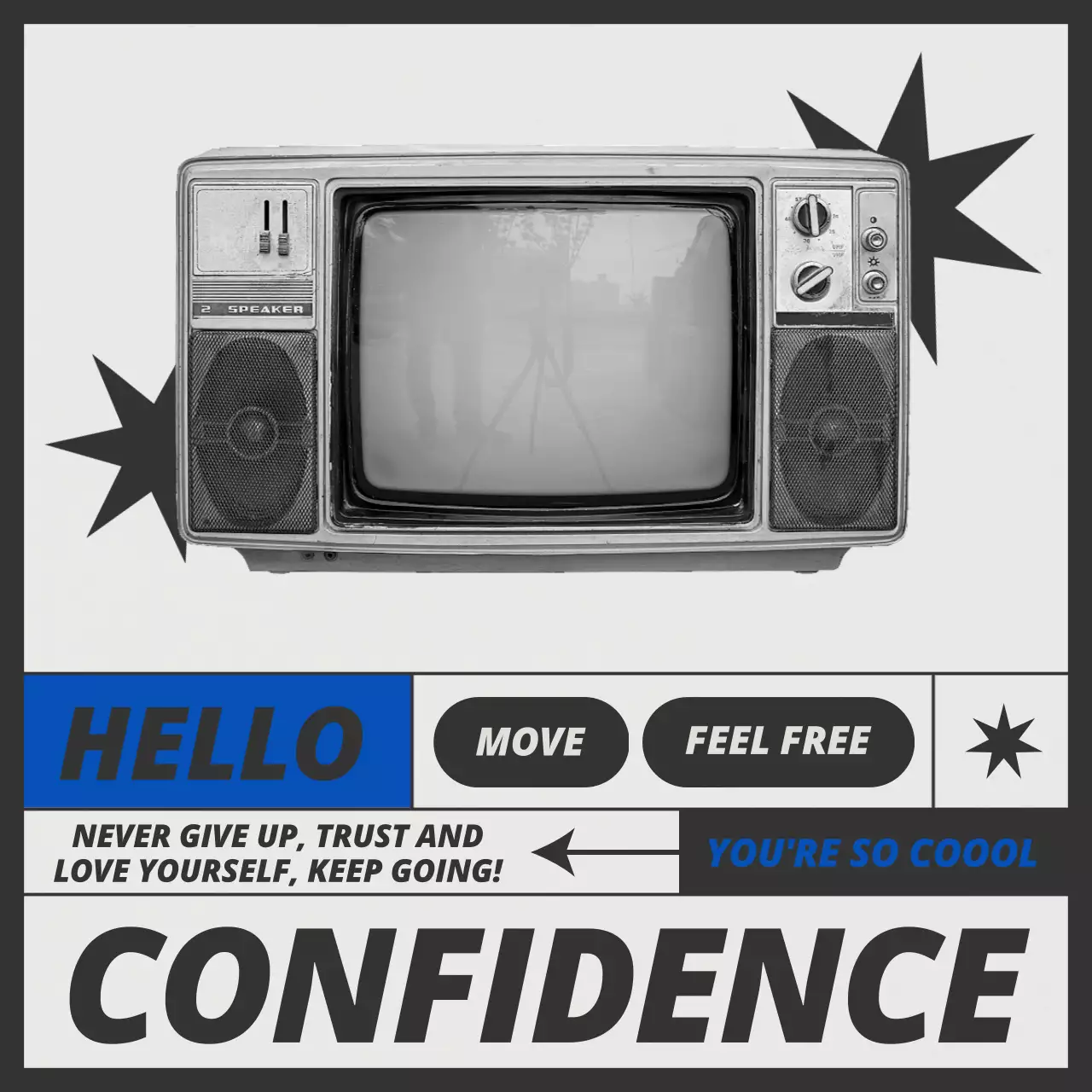 파란색과 검정색의 힙한 컨셉의 레이아웃 번들팩