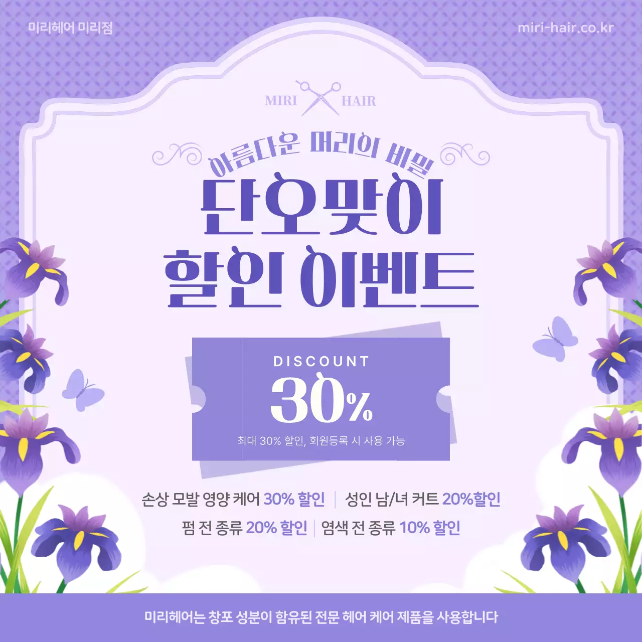 보라색의 일러스트 컨셉 단오와 창포 정보 소개