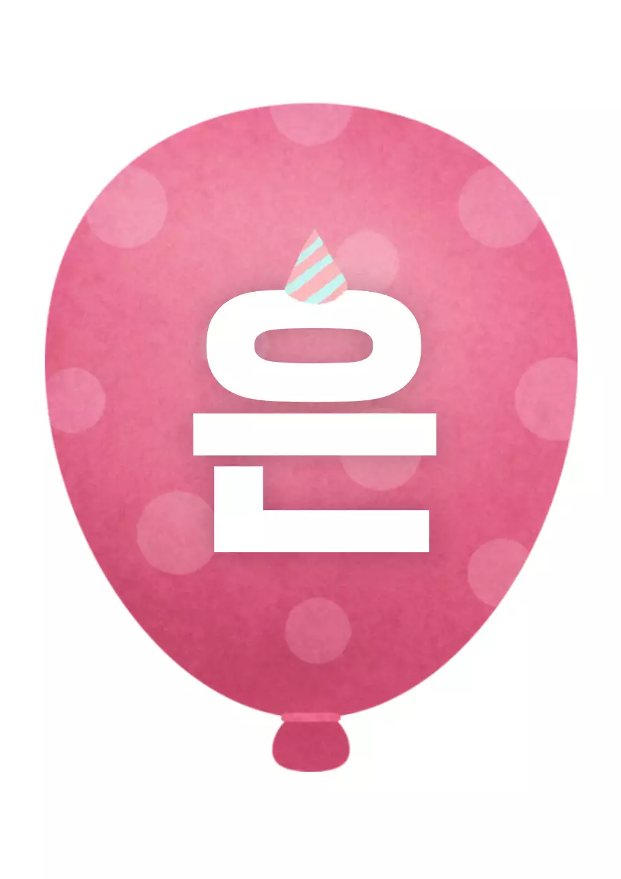 귀여운 수채화 일러스트 컨셉의 풍선 가랜드