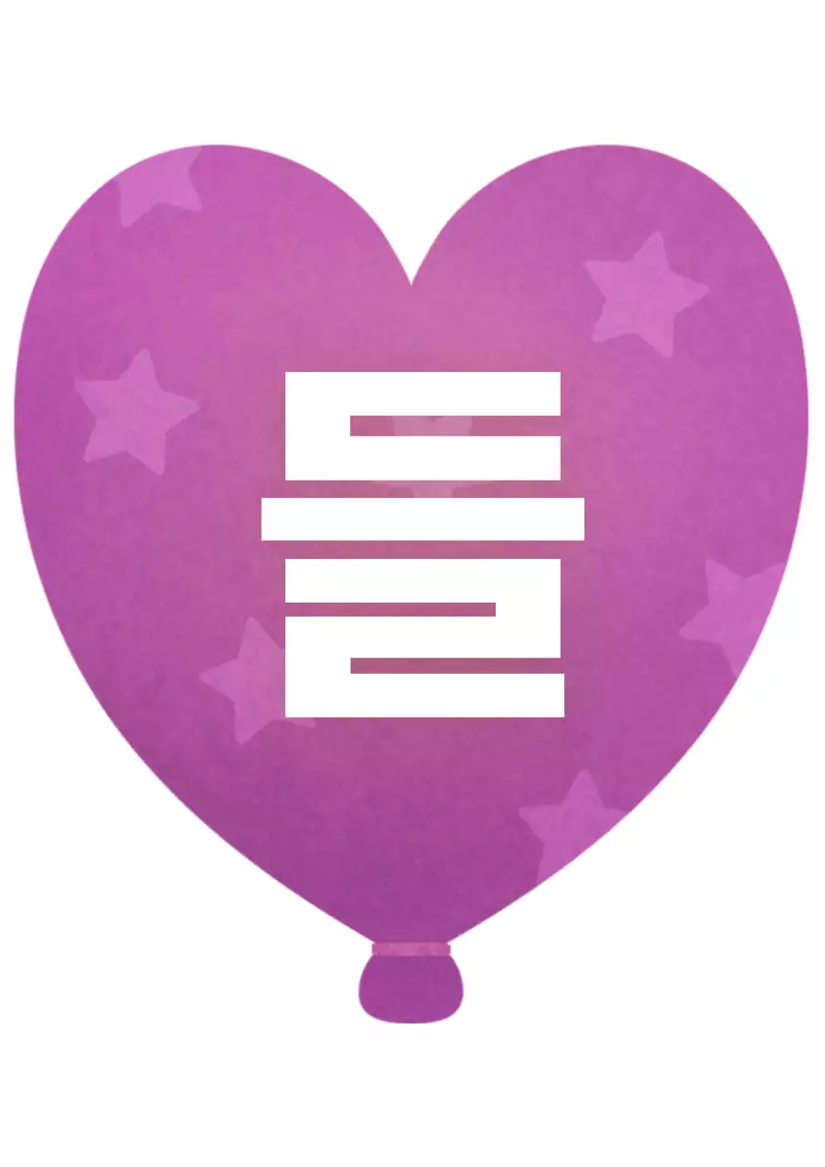 귀여운 수채화 일러스트 컨셉의 풍선 가랜드