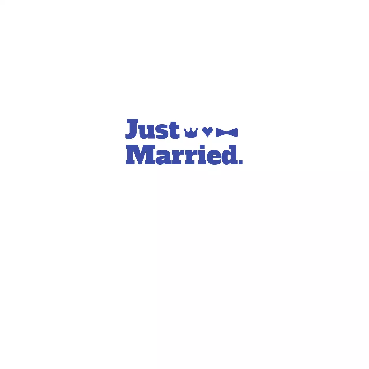 Just Married. 냅킨