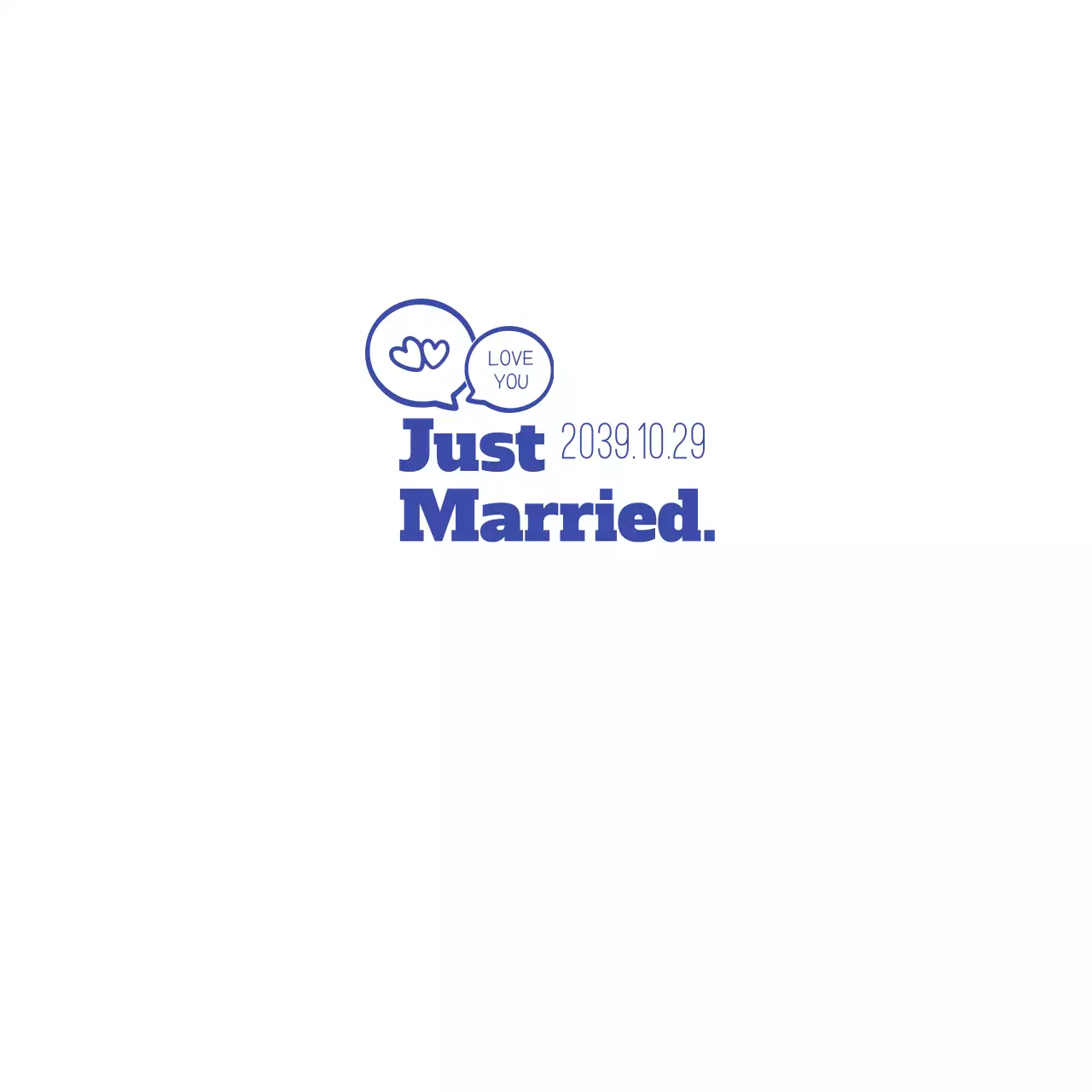 Just Married. 냅킨