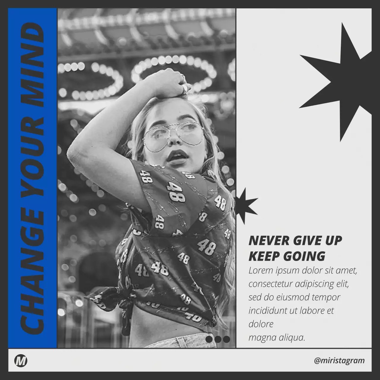 파란색과 검정색의 힙한 컨셉의 레이아웃 번들팩