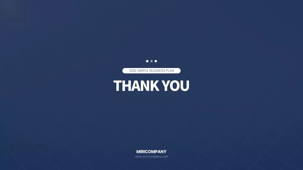 남색 흰색 심플한 회사 비즈니스 사업 소개서