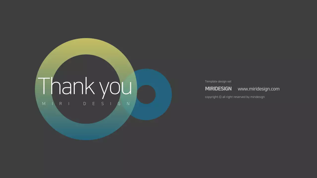 그레이 원형 디자인 템플릿