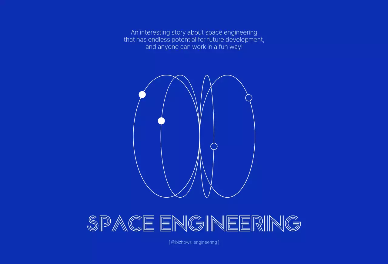 쨍한 남색과 하얀색의 심플하고 깔끔한 공학적인 컨셉 