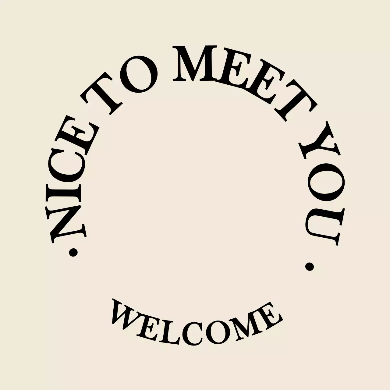 연갈색과 검정색의 심플하고 감성적인 텍스트 스타일