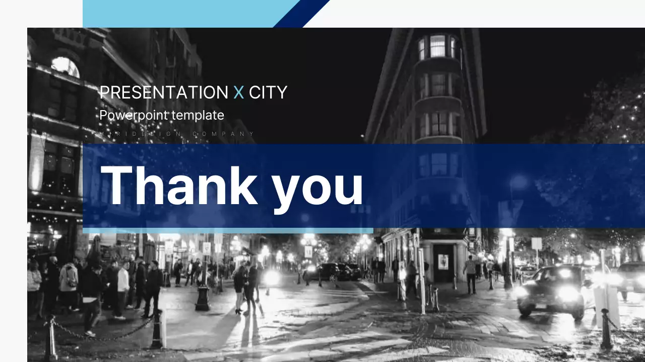 흑백도시 템플릿