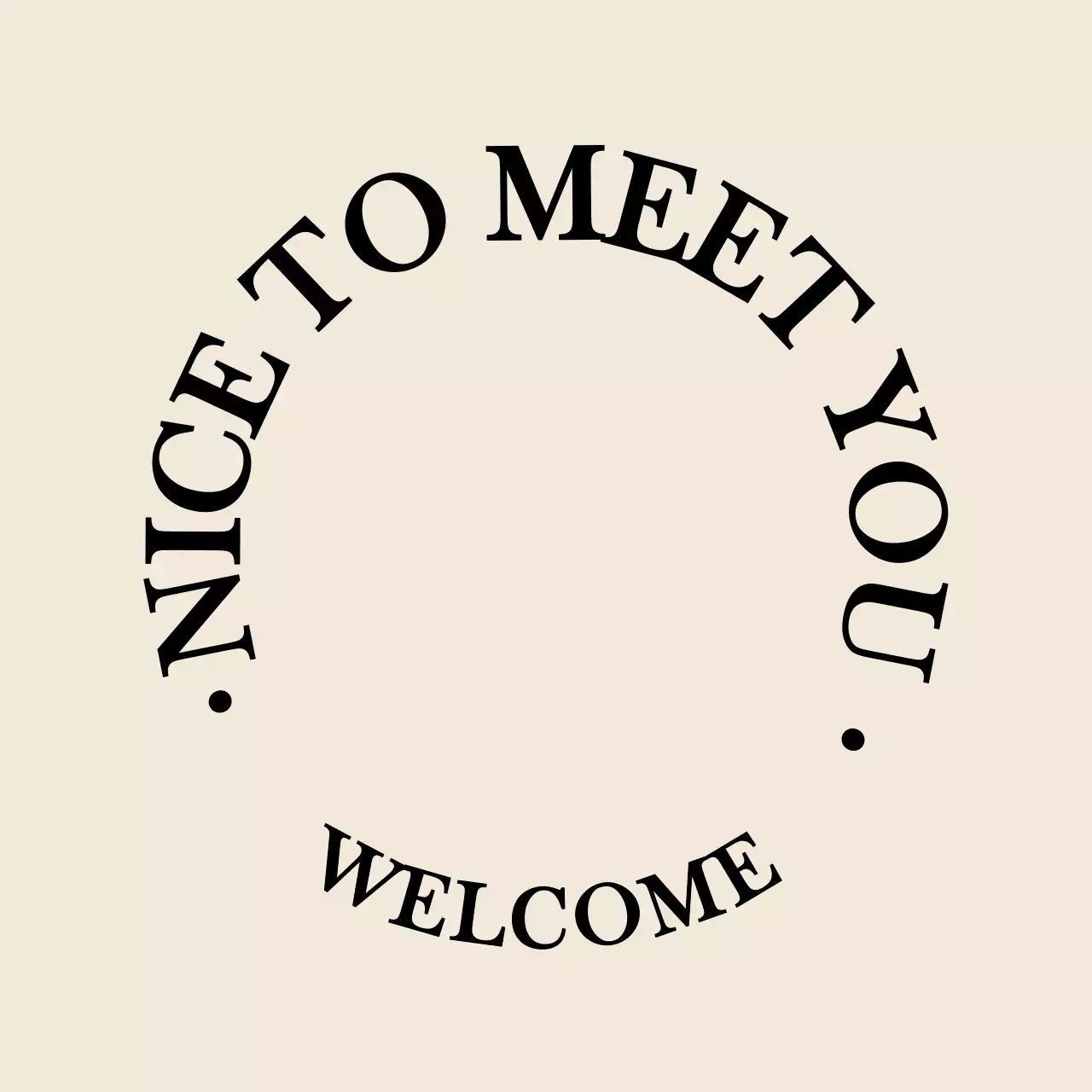 연갈색과 검정색의 심플하고 감성적인 텍스트 스타일