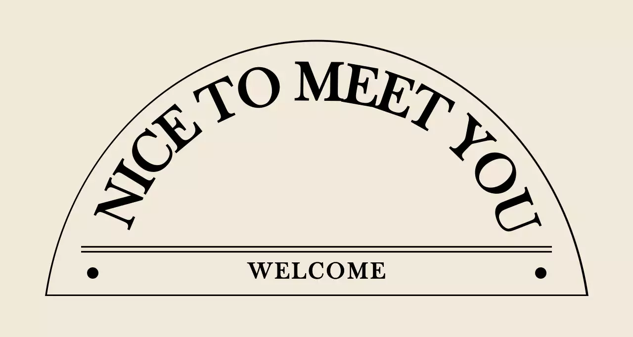 연갈색과 검정색의 심플하고 감성적인 텍스트 스타일