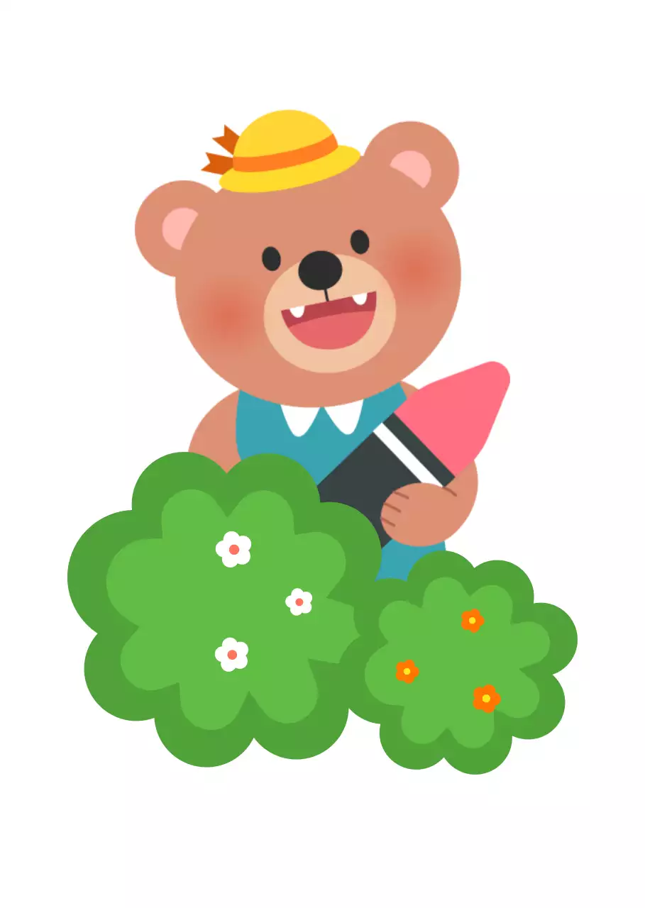 다양한 색깔 숲속 컨셉의 유치원 게시판 꾸미기