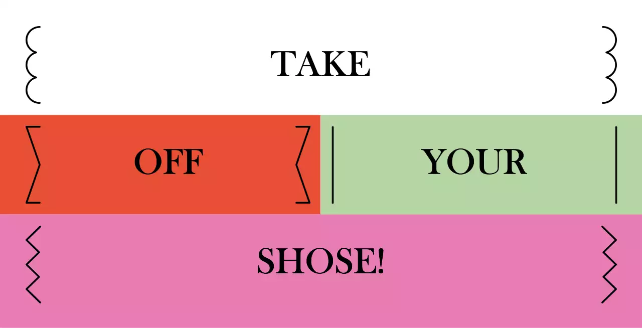 다채로운 컬러의 귀여운 텍스트 스타일