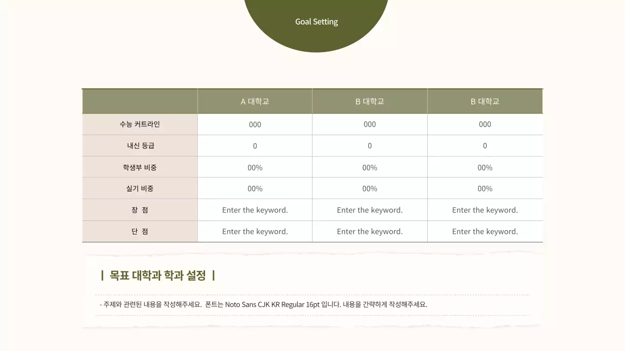 파스텔톤의 곡선패턴의 진로 진학 특강 강의