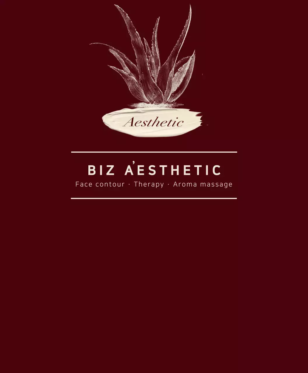 에스테틱 아로마 마사지샵 화장품 티셔츠 