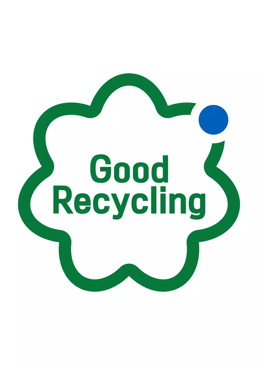 초록색과 파란색의 심플한 아이콘과 텍스트 조합 친환경 캠페인